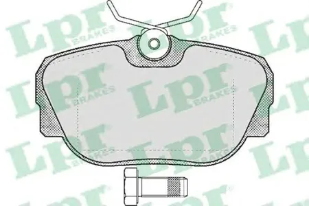 LPR 05P319 Колодки торм.передние