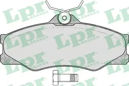 LPR 05P325 Колодки торм. дисковые