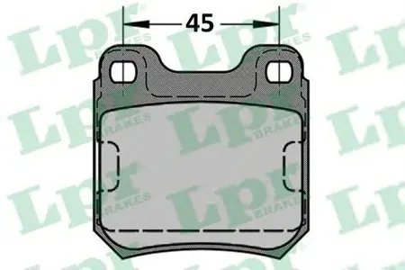 LPR 05P334 Колодки торм.задние