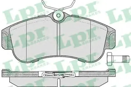 LPR 05P355 Колодки торм.