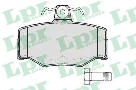 LPR 05P387 Колодки торм.задние