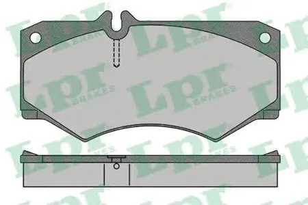 LPR 05P408 Колодки торм.передние