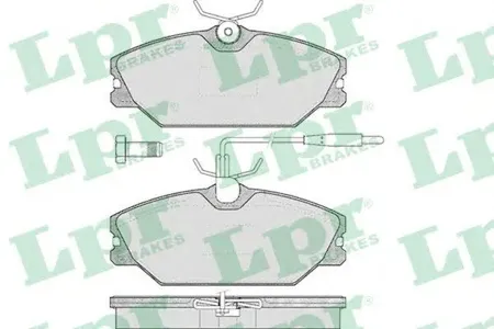 LPR 05P445 Колодки торм.
