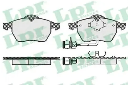 LPR 05P453 Колодки торм.передние