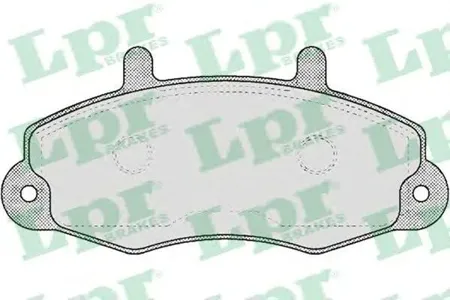 LPR 05P481 Колодки торм.передние