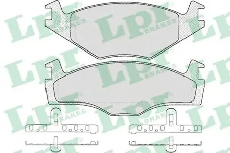 LPR 05P591 Колодки торм.