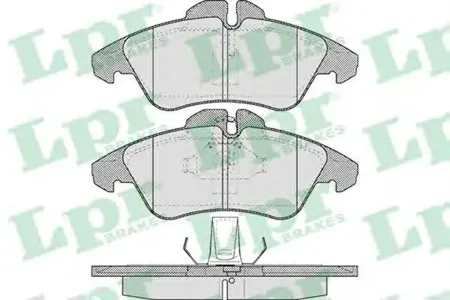 LPR 05P608 Колодки торм.передние