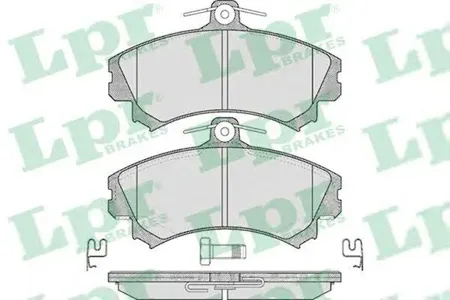 LPR 05P615 Колодки торм.передние