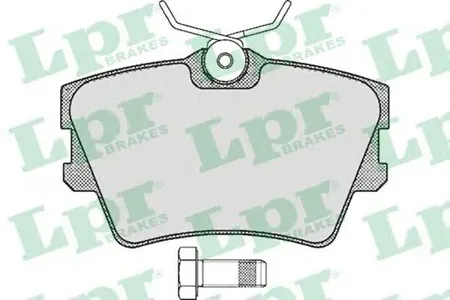 LPR 05P616 Колодки торм.задние
