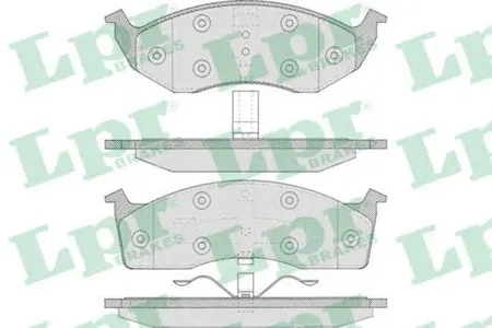 LPR 05P629 Колодки торм. дисковые