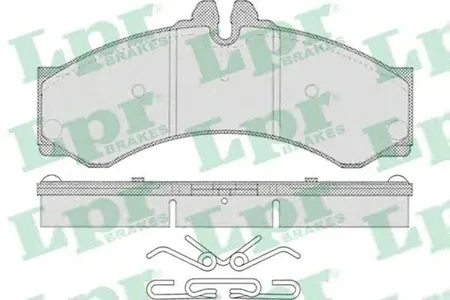 LPR 05P633 Колодки торм.