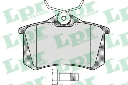 LPR 05P634 Колодки торм.зад.