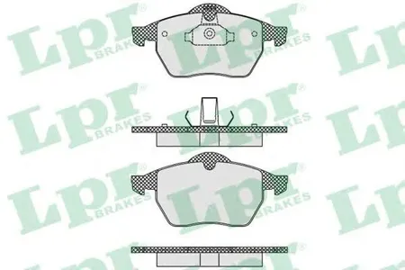 LPR 05P635 Колодки торм. дисковые пер. Opel Calibra Vectra B Saab 900 2,0i 16V 93->