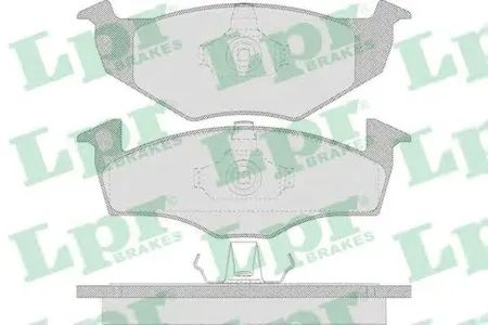 LPR 05P638 Колодки торм.передние