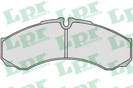 LPR 05P684 Колодки торм.передние