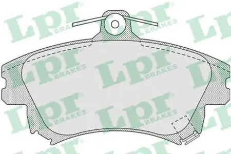 LPR 05P711 Колодки торм.передние