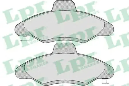 LPR 05P717 Колодки торм.передние