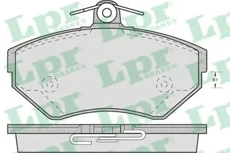 LPR 05P718 Колодки торм.передние