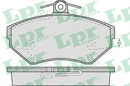 LPR 05P719 Колодки торм.передние дат.