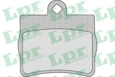 LPR 05P725 Колодки торм.