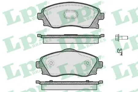 LPR 05P758 Колодки торм.передние дат.