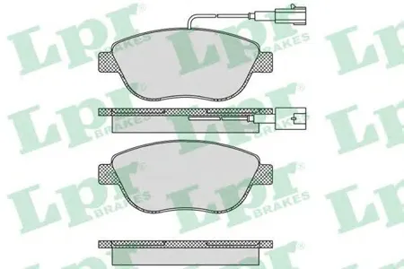 LPR 05P764 Колодки торм. дисковые