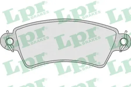 LPR 05P766 Колодки торм.