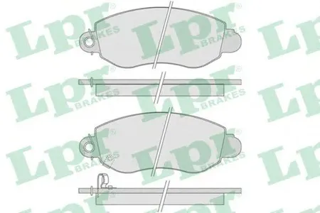 LPR 05P775 Колодки торм.передние