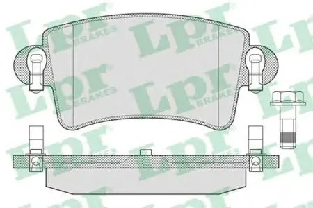 LPR 05P791 Колодки торм.