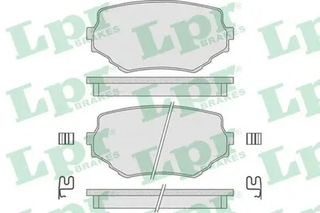 LPR 05P798 Колодки торм. дисковые