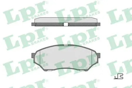 LPR 05P819 Колодки торм.передние
