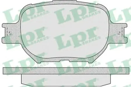LPR 05P837 Колодки торм.