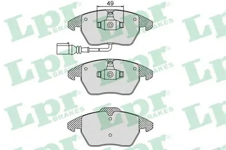 LPR 05P866 Колодки торм.передние