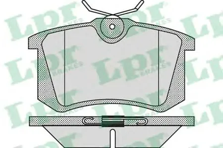 LPR 05P868 Колодки торм. дисковые