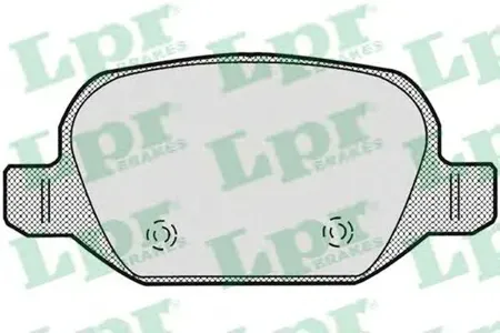 LPR 05P871 Колодки торм.задние