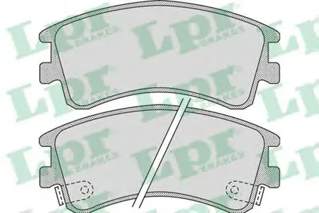 LPR 05P878 Колодки торм.