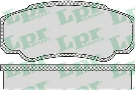 LPR 05P885 Колодки торм. дисковые