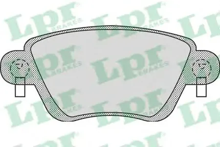 LPR 05P897 Колодки торм.передние Ford