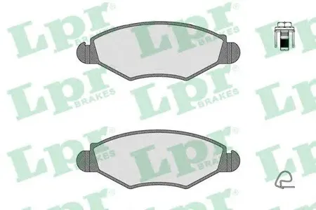 LPR 05P903 Колодки торм.передние