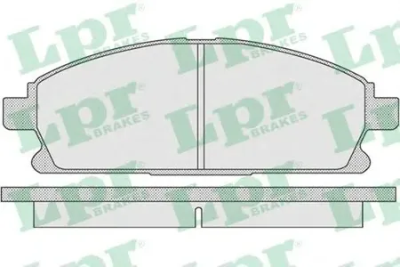LPR 05P935 Колодки торм.