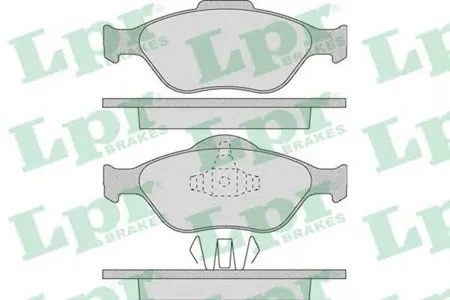 LPR 05P949 Колодки торм.передние