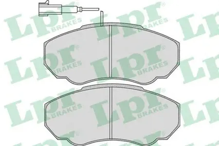 LPR 05P966 Колодки торм.передние