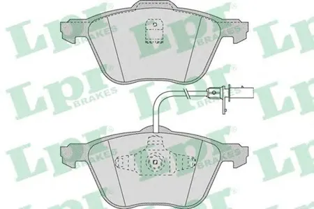 LPR 05P971 Колодка дисковая T4 98- Sharan