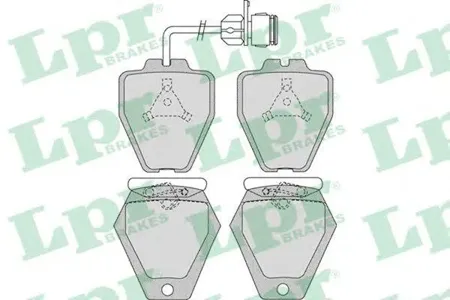 LPR 05P981 Колодки торм.передние дат.