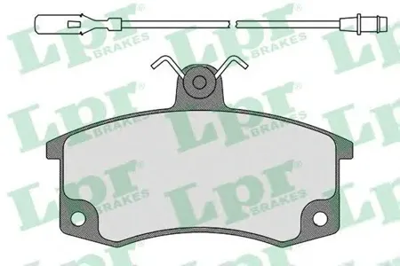 LPR 05P988 Колодки торм.передние