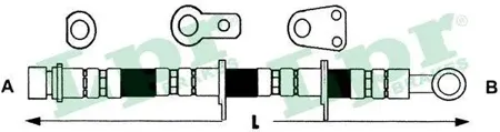 LPR 6T47295 Шланг тормозной
