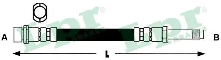 LPR 6T47875 Шланг тормозной