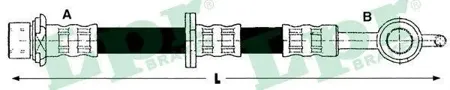 LPR 6T48276 Шланг торм. пер. R[543mm]