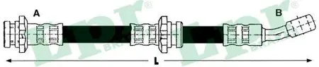 LPR 6T48292 Шланг тормозной Nissan Almera (N16) 00- зад. с АБС лев.