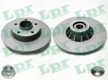 LPR R1020PCA Диск торм.зад.[280x12]5 отв.ABS с кол.подш.